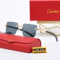 ราคา แว่นกันแดด Cartier หรูหราและทันสมัยใหม่สําหรับผู้ชายและผู้หญิงคลาสสิกย้อนยุคอินเทอร์เน็ตคนดังร้อนขายแว่นกันแดดสดขนาดเล็ก UV400 (26804346555)