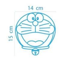ราคา สติ๊กเกอร์ ตัด ไดคัต ลายเส้น หน้า โดเรมอน 14x15ซม โดราเอมอน Doraemon แต่ง รถ ติดมอเตอร์ไซค์ วัสดุเป็น PVC กัน (14821118250)