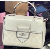 ราคา Ac Top Genuine Leather Female Bag MorganTophandle Retro Handbag Rivet Crossbody Bag Shoulder Small Square Bag (29103176942)
