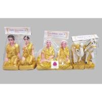 ราคา ตุ๊กตาตั้งศาล ของตั้งศาล ชุดบริวารศาล ชายหญิง ตายาย ช้างม้า งานเรซิ่น แต่งกากเพชร เกรด A (22849794020)