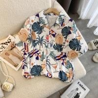 ราคา เสื้อเชิ้ตแขนสั้นสีขาว เสื้อพิมพ์ลายทะเล เสื้อผ้าแฟชั่นชายหญิง ใส่ไปเที่ยวมะเลหรือสงกรานต์ ใหม่พร้อมส่ง (24716140590)