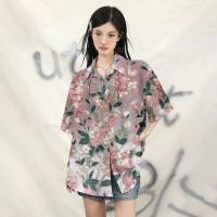 ราคา 2567 เสื้อผ้าแฟชั่นผู้หญิง เสื้อลายดอกไม้ผู้หญิง เสื้อผ้าสาวอวบอ้วน เสื้อแฟชั่นผู้หญิง (25082478528)