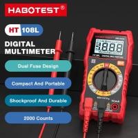 ราคา HABOTEST HT108L มัลติมิเตอร์ดิจิทัล แรงดันไฟฟ้า 2000 นับ มัลติมิเตอร์ โวลต์มิเตอร์ แอมมิเตอร์ โอห์ม ทรานซ 600V 10A AC DC (22281405669)
