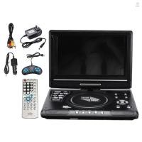 ราคา 9 8 นิ้ว 16 9 จอไวด์สกรีน 270 หน้าจอ LCD หมุนได้รถบ้าน TV เครื่องเล่น DVD แบบพกพา VCD Compact Disc MP3 Viewer พร้อมฟังก์ชั่นเกม (29203224460)