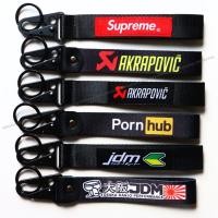 ราคา พร้อมส่งจากไทย พวงกุญแจผ้าซิ่ง พวงกุญแจ งานสกรีน สไตล์ JDM ญี่ปุ่น พวงกุญแจรถมอเตอร์ไซค์ V 45 (24078740685)