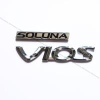 ราคา 2 ชิ้น โลโก้ SOLUNA VIOS วีออส ติดท้ายรถยนต์ สำหรับ TOYOTA SOLUNA VIOS 2003 2006 (21492538594)