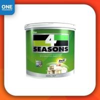 ราคา สี TOA โฟร์ซีซั่นส์ สีขาว ทาภายใน แบบด้าน ขนาด 1 4 แกลลอน TOA 4 Season A1000 สีทาบ้านภายใน (22576180982)