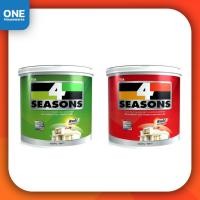 ราคา สี TOA โฟร์ซีซั่นส์ สีขาว ทาภายในและภายนอก ชนิดด้าน ขนาด 1 4 แกลลอน TOA 4 Season สีทาบ้าน (22076186492)