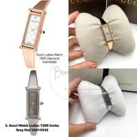 ราคา Gucci Watch Ladies 1500 Series ขนาด 23 mm 24 mm กรุณาทักแชทเพื่อเช็คสต็อคก่อนกดสั่งนะคะ (25314699658)