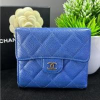 ราคา มือสอง Used Chanel Tri Fold Wallet Holo 21 อะไหล่ทอง (25420296028)