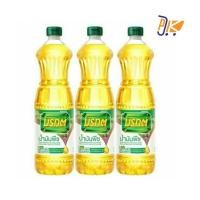 ราคา ส่งฟรี น้ำมันมรกต 3 ขวด ขวดละ 1 ลิตร น้ำมันปาล์ม ของกินของใช้ (25771600495)