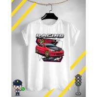 ราคา เสื้อสกรีนลายเก๋งสายซิ่ง Racing รถเก๋งสายซิ่ง สีสดๆ ลายชัดๆ (22721607625)