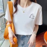 ราคา เสื้อยืด ขายดีที่สุด มินิมอล น่ารัก แขนสั้น แฟชั่นสไตล์เกาหลี เสื้อสาวอวบอ้วน ใส่สบาย สกรีนสวย (29055302475)