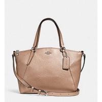 ราคา Coach แท้ มือหนึ่ง ตำหนิเบา MINI KELSEY SATCHEL IN PEBBLE LEATHER COACH F57563 ทรงพัด พัดมินิ (26153162523)