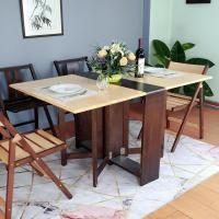 ราคา โต๊ะกินข้าวพับได้ไม้ยางพารา MDF CORE T 1497 D (4021684229)