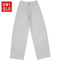 ราคา รุ่นฮิต กางเกงยีนส์ แบรนด์ Uniqlo U wide fit curved jens 25 26 (29605382521)