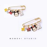 ราคา เข็มกลัดน่ารักๆอนิเมะายการ์ตูนติดกระเป๋า mickey mouse minnie ดิสนีย์ มิกกี้เมาส์ โลหะเข็มกลัดคนท้องนําโชคปรับเอวกางเกง ของชําร่วยงานแต่งของที่ระลึกของขวัญปัจฉิมให้วันเกิดเให้เพื่อนของที่ระลึกราคาถูก (