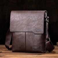 ราคา Jeep BULUO กระเป๋าสะพายผู้ชาย วินเทจ Messenger เครื่องหนัง กระเป๋าสะพายธุรกิจ ถูกสุด ส่งไวในไทย (28850745903)