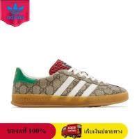 ราคา ของแท้ 100 Gucci x adidas Gazelle Beige GG Monogram IE2262 IE4796 Sneaker รองเท้าผู้ชายและผู้หญิง (24717386217)