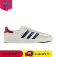 ราคา ของแท้ 100 Gucci x Adidas Gazelle White 707861 UTT10 9060 Sneaker รองเท้าผู้ชายและผู้หญิง (24567385566)