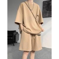 ราคา ชุดเซ็ท unisex ชุดset 2 ชิ้น แขนสั้น กางเกงขาสั้น ชุดสูทลำลองทรงหลวม ดีไซน์เก๋ ขนาดมาตรฐาน ใส่ได้ทั้งชายและหญิง TZ51 (25118296483)