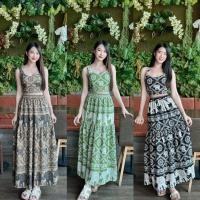 ราคา TANTANOD รหัสE02 ชุดเซตช้าง เสื้อกล้ามสายเดี่ยว กระโปรงยาว รุ่น Chaba (25512531283)