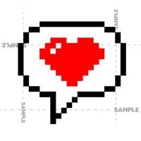 ราคา สติ๊กเกอร์น่ารัก ติดรถ รูปกรอบหัวใจ 2 แผ่น Stickers Pixel Heart สติกเกอร์ ตกแต่ง มอไซค์ (25312606322)