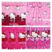 ราคา ผ้าม่าน ม่านหน้าต่าง ลายคิตตี้ กันแสง UV ผ้า Cotton ผืนใหญ่ สินค้าขายดี พร้อมส่ง (14848120072)