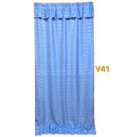 ราคา ม่านประตู สีพื้นทอริ้ว สีฟ้า ชมพุ ครีมเบจ กรม เทาเข้ม เทาอ่อน ผ้า Cotton Satin 100 ขนาด 100x200 ซม ผืนใหญ่ (11786005020)
