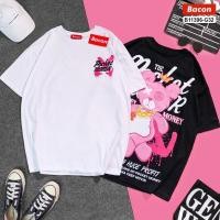 ราคา เสื้อยืดโอเวอร์ไซส์ oversize ลายหมีPocket moner (21679333341)