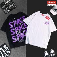 ราคา เสื้อยืดโอเวอร์ไซส์ oversize ลายspace (19279349902)
