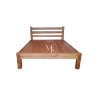 ราคา ส่งฟรี ติดตั้งฟรี เตียงนอนไม้สักแท้เกรดA ขนาด5 6ฟุต (1904233010)