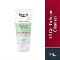 ราคา แท้ ฉลากไทย Eucerin Pro Acne Solution 3X Gel to Foam Cleanser 75ml โฟมยูเซอรินรุ่นใหม่ (27502925987)