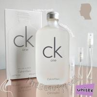 ราคา Calvin Klein One CK One EDT น้ำหอมแท้แบ่งขาย น้ำหอมซีเค วัน Eau De Toilette (17197847032)