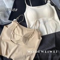 ราคา ขายร้อนถ่ายทอดสดขายดีฤดูร้อนอินเทรนด์สีทึบผ้าไหมน้ําแข็งที่สวยงามกลับ เสื้อชั้นในสตรี ผู้หญิงสวมใส่ด้านนอกทุกการแข่งขันกับแผ่นอกหลอดด้านบน ยู (28855260646)