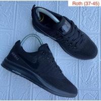 ราคา รองเท้าผ้าใบดำล้วน Nike รองเท้าผ้าใบสีดำ (20534227555)
