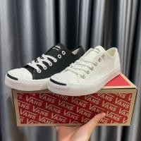 ราคา รองเท้าผ้าใบ Converse Jack purcell White Black รองเท้าคอนเวิร์ส แจ๊ค คอนเวิสแจ็ค ใส่สบาย (18635751193)