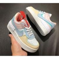 ราคา มีกล่อง รองเท้าผ้าใบเด็ก Nike Air Force 1 รองเท้าเด็ก มีกล่อง ใส่น่ารัก (24382480422)