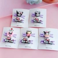 ราคา การ ์ ตูนเกาหลี Kuromi Cross คลิปผม Sanrio Duckbill คลิป ins หวานน ่ ารักสาวอุปกรณ ์ เสริมผม Bangs คลิป K10 (29000952419)