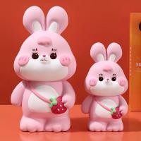 ราคา หมีสตรอเบอร์รี่กระปุกออมสินสาวสไตล์ใหม่ขนาดใหญ่ ความจุกระต่ายกระปุกออมสินเด็กของขวัญวันเกิดที่มีมูลค่าสูง ค1 (28503347169)