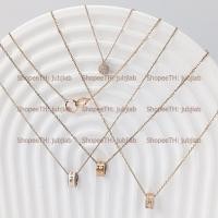 ราคา Pre DW Necklace Aspiration Charms Classic Crystal Elan Elevation Emalie Pave Crystal Pendant สร้อยคอ เครื่องประดับ (5969634544)