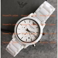 ราคา Pre AR1499 AR1507 AR1509 43mm Ceramica Mens Watch Emporio Armani นาฬิกาผู้หญิง (1100250808)