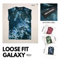 ราคา IBEROZ เสื้อยืดแขนกุด แขนตัด โอเวอร์ไซส์ ลายมัดย้อม ติดโลโก้ซิลิโคน รุ่น SL TDGALAXY (17096178551)