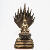 ราคา พระสมเด็จจักรพรรดิ์ ปางนาคปรก หน้าตัก 5 นิ้วสูง 12 5 นิ้ว เนื้อมวลสารแร่เหล็กน้ำพี้จากบ่อเหล็กน้ำพี้ (20814446045)