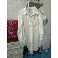 ราคา มือ1 เสื้อเชิ้ต แขนยาว สีขาวครีม แบรนด์ BEN อก 52 ยาว 30นิ้ว เสื้อไซส์ใหญ่ สาวอวบ อ้วน อ่านรายละเอียดก่อนซื้อ (24968832035)