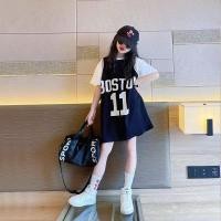 ราคา ชุดเดรสเสื้อยืดแขนสั้น สไตล์ใหม่ สําหรับเด็กผู้หญิง อายุ 5 6 7 8 9 10 12 13 14 ปี 2023 (23370477254)