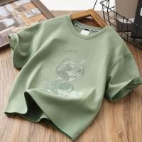 ราคา เสื้อยืดแขนสั้น ผ้าฝ้ายแท้ ลายการ์ตูน สําหรับเด็กผู้ชาย อายุ 5 6 7 8 9 10 11 12 13 14 ปี (22645419215)
