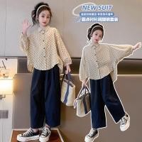 ราคา เสื้อเชิ้ตแขนยาว กางเกงขายาว ทรงตรง แฟชั่นฤดูใบไม้ร่วง สําหรับเด็กผู้หญิง อายุ 5 6 7 8 9 10 11 12 13 14 ปี (21994891216)