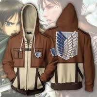ราคา เสื้อกันหนาวมีหมวกมีซิปคอสเพลย์ attack on titan (5924451149)