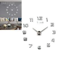 ราคา DAKOTASK 3D จำนวนนาฬิกาแขวนขนาดใหญ่เงียบแฟชั่นเรียบง่ายตกแต่งตัวเลขนาฬิกาแขวนสำหรับห้องนั่งเล่น (25832368545)
